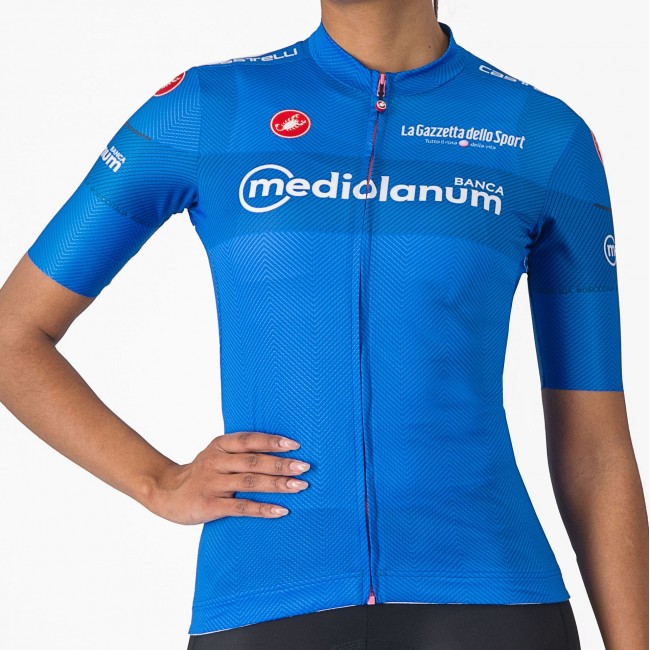 Abbigliamento Donna Maglia Blu Giro d'Italia 2024 Competizione Abbigliamento Donna Maglia Blu Giro d'Italia 2024 Competizione