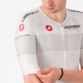 Abbigliamento uomo Maglia da gara bianca Giro d'Italia 2024