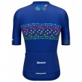 Abbigliamento uomo Zurigo 2024 Maglia Santini UCI Masters World Champion-Blu