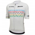 Abbigliamento uomo Zurigo 2024 Maglia Santini UCI Masters World Champion-Grigio
