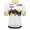 Abbigliamento uomo Santini UCI Gravel World Championship Fiandre 2024 Maglia-Bianco