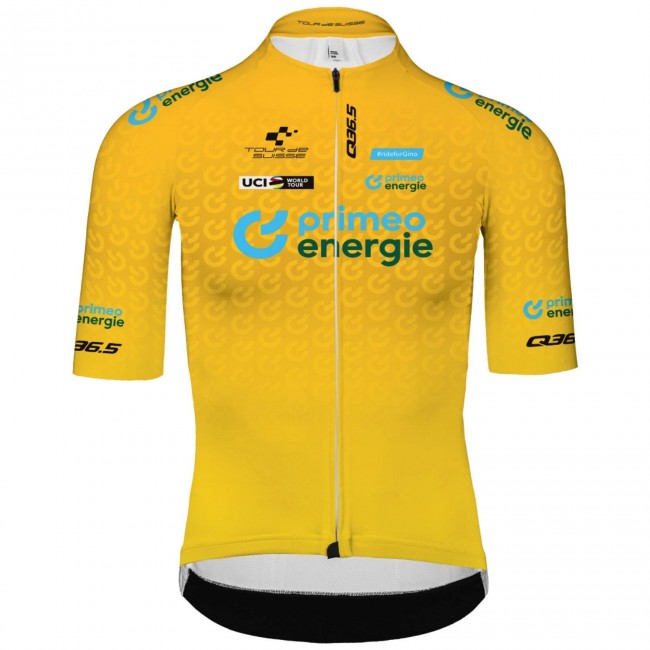 Maglia Q36.5 Tour de Suisse 2024 Gregarius Pro da uomo-Leader Maglia Q36.5 Tour de Suisse 2024 Gregarius Pro da uomo-Leader