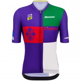 Abbigliamento Uomo Santini Tour de France 2024 Maglia Firenze