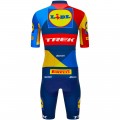 Abbigliamento Uomo Santini Lidl Trek 2024 Team Original Tuta Intera Abbigliamento Uomo Santini Lidl Trek 2024 Team Original Tuta Intera