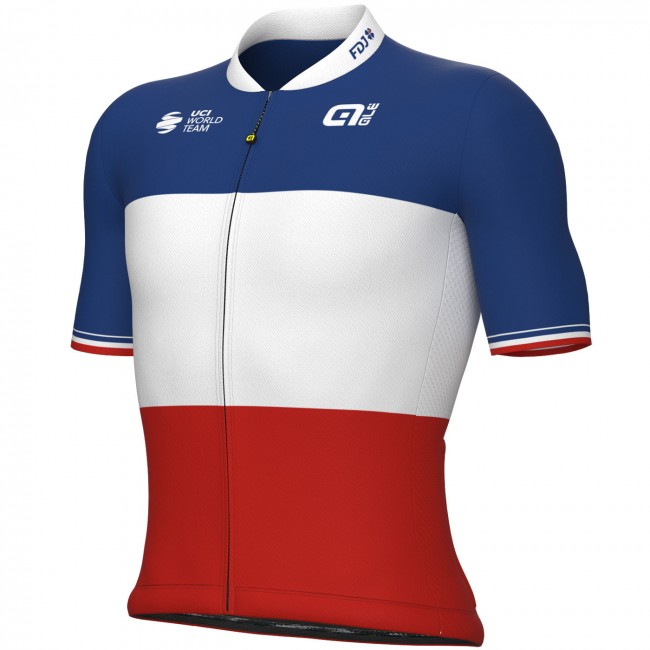 Abbigliamento uomo Maglia Ale Groupama FDJ 2024-Campione francese Abbigliamento uomo Maglia Ale Groupama FDJ 2024-Campione francese
