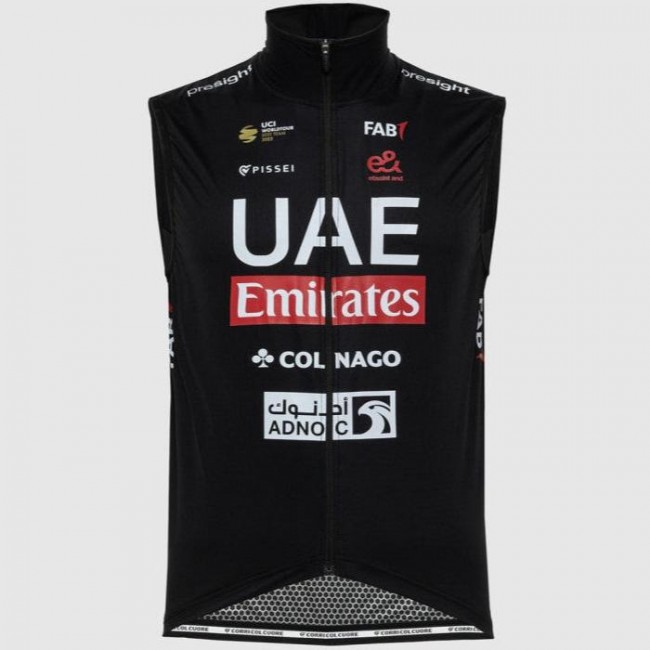 Abbigliamento uomo Gilet Bufera Pissei Team UAE 2024 Abbigliamento uomo Gilet Bufera Pissei Team UAE 2024