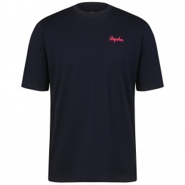 Abbigliamento uomo T-shirt con logo Rapha-Blu