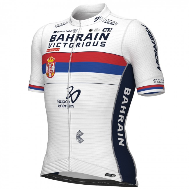 Abbigliamento uomo Maglia Ale Bahrain Victorious 2024 PRS-Campione di Serbia Abbigliamento uomo Maglia Ale Bahrain Victorious 2024 PRS-Campione di Serbia