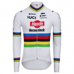 Maglia WC Alpecin Deceuninck 2024 a maniche lunghe da uomo