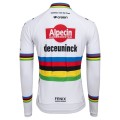 Maglia WC Alpecin Deceuninck 2024 a maniche lunghe da uomo