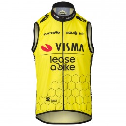 Abbigliamento uomo Gilet Agu Wind Team Visma Lease a Bike 2024
