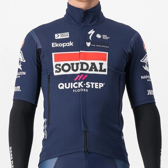 Abbigliamento uomo Maglia Castelli Soudal Quick-Step 2024 Gabba RoS 2 Abbigliamento uomo Maglia Castelli Soudal Quick-Step 2024 Gabba RoS 2