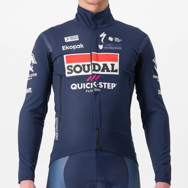 Abbigliamento uomo Giacca Castelli Soudal Quick-Step 2024 Perfetto RoS Abbigliamento uomo Giacca Castelli Soudal Quick-Step 2024 Perfetto RoS