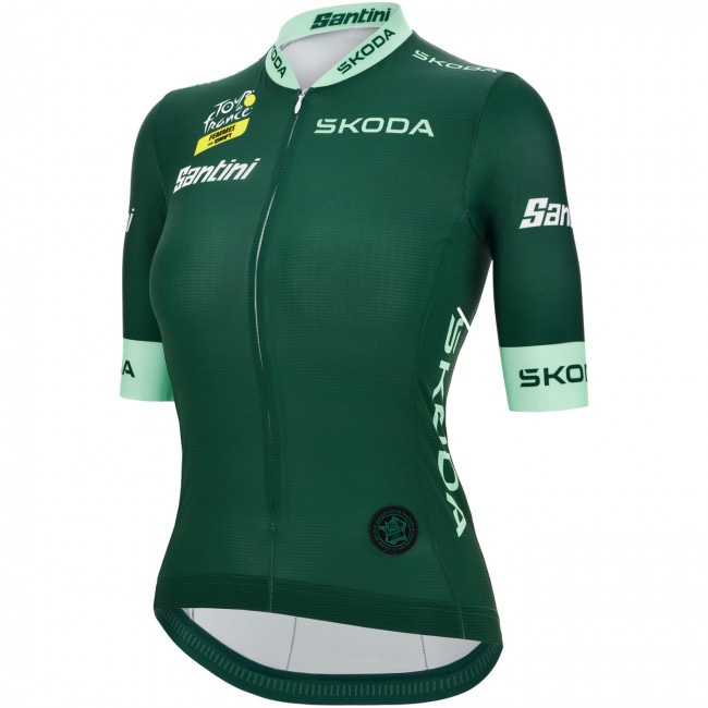Abbigliamento Donna: Maglia Verde Tour de France 2024 Abbigliamento Donna: Maglia Verde Tour de France 2024