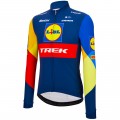 Maglia Santini Lidl Trek 2024 da uomo a maniche lunghe Maglia Santini Lidl Trek 2024 da uomo a maniche lunghe