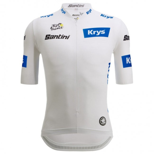 Tour de France 2025 bianco da uomo Maglia ufficiale Tour de France 2025 bianco da uomo Maglia ufficiale