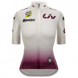 Maglia Fan Line Tour de France 2025 bianca da donna