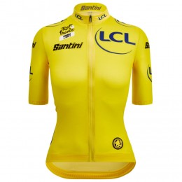 Abbigliamento donna: Maglia gialla da donna-Linea Fan Tour de France 2025