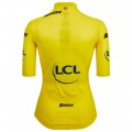 Abbigliamento donna: Maglia gialla da donna-Linea Fan Tour de France 2025 Abbigliamento donna: Maglia gialla da donna-Linea Fan Tour de France 2025