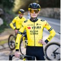 Abbigliamento Uomo Maglia a Manica Lunga Team Visma Lease a Bike 2025
