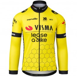 Abbigliamento Uomo Maglia a Manica Lunga Team Visma Lease a Bike 2025
