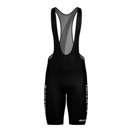 Calzamaglia con bretelle Santini Squadra Corse 2025 da uomo-Nera