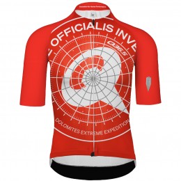Maglia Q36.5 Gregarius Clima Dolomites Extreme da uomo rossa