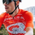 Maglia Q36.5 Gregarius Clima Dolomites Extreme da uomo rossa Maglia Q36.5 Gregarius Clima Dolomites Extreme da uomo rossa
