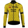 Abbigliamento Uomo Maglia a Manica Lunga Premium Team Visma Lease a Bike 2025
