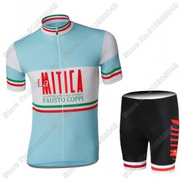 Set La Mitica Fausto Coppi 2021 abbigliamento Ciclismo Completo Maglia Ciclismo Corta e Salopette 9644-SSC