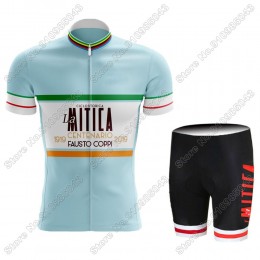Set La Mitica Fausto Coppi 2021 abbigliamento Ciclismo Completo Maglia Ciclismo Corta e Salopette 7743-QXB