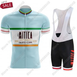 Set La Mitica Fausto Coppi 2021 abbigliamento Ciclismo Completo Maglia Ciclismo Corta e Salopette 4609-RPJ