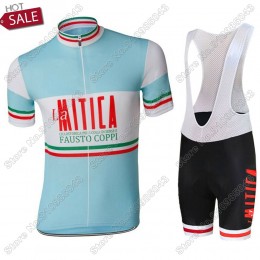 Set La Mitica Fausto Coppi 2021 abbigliamento Ciclismo Completo Maglia Ciclismo Corta e Salopette 3429-JNR
