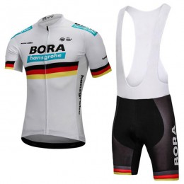 2018 Bora Hansgrohe Germany abbigliamento Ciclismo Completo Maglia Ciclismo Corta e Salopette 25752WW