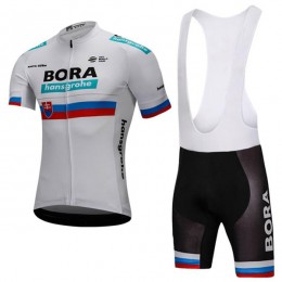 2018 Bora Hansgrohe SLOVAKIA abbigliamento Ciclismo Completo Maglia Ciclismo Corta e Salopette 48810FU