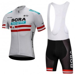 2018 Bora Hansgrohe Poland abbigliamento Ciclismo Completo Maglia Ciclismo Corta e Salopette 61565LS