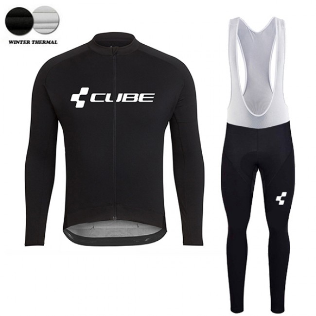 2018 Cube nero winter thermal fleece Abbigliamento Ciclismo Maglia Ciclismo Manica Lunga e Salopette Lunga 54159JY 2018 Cube nero winter thermal fleece Abbigliamento Ciclismo Maglia Ciclismo Manica Lunga e Salopette Lunga 54159JY
