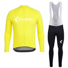 2018 Cube jaune Abbigliamento Ciclismo Maglia Ciclismo Manica Lunga e Salopette Lunga 67996IE