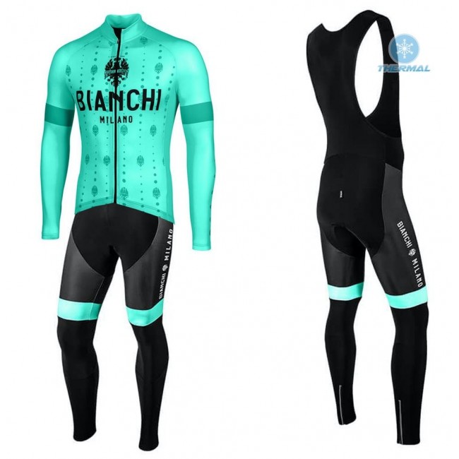 Completo Ciclismo 2020 Bianchi YDL Squadre thermique Maglia Ciclismo Manica Lunga e Salopette Lunga Completo Ciclismo 2020 Bianchi YDL Squadre thermique Maglia Ciclismo Manica Lunga e Salopette Lunga