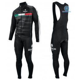 Completo Ciclismo 2020 Bianchi Milano Italian Squadre thermique Maglia Ciclismo Manica Lunga e Salopette Lunga