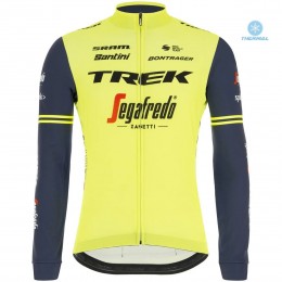 Completo Ciclismo 2020 Trek Segafredo Usine Racing giallo Squadre thermique Maglia Ciclismo Manica Lunga