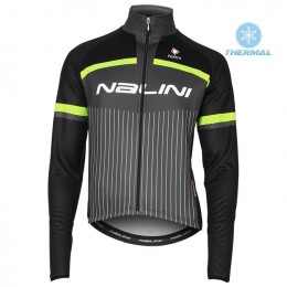 Completo Ciclismo 2020 Nalini Thebe nero-giallo Squadre thermique Maglia Ciclismo Manica Lunga
