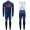 Completo Ciclismo 2020 Kalas GBR Country blu Squadre thermique Maglia Ciclismo Manica Lunga e Salopette Lunga