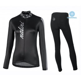 Completo Ciclismo 2020 Nalini MCL nero Squadre thermique Maglia Ciclismo Manica Lunga e Salopette Lunga