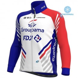 Completo Ciclismo 2020 FDJ Squadre thermique Maglia Ciclismo Manica Lunga