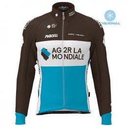 Completo Ciclismo 2020 AG2R Squadre thermique Maglia Ciclismo Manica Lunga