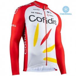 Completo Ciclismo 2020 Cofidis Pro Squadre thermique Maglia Ciclismo Manica Lunga