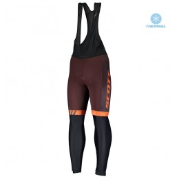 Completo Ciclismo 2020 Scott RC 1.0 Claret Squadre Salopette Lunga Ciclismo thermique