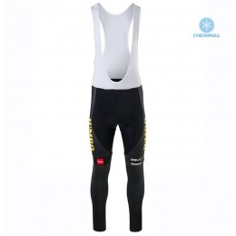 Completo Ciclismo 2020 JUMBO-VISMA giallo Squadre Salopette Lunga Ciclismo thermique