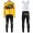Completo Ciclismo 2020 JUMBO-VISMA giallo Squadre Maglia Ciclismo Manica Lunga e Salopette